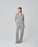 Grey polo sweater — Wholesale enquiries, View 1
