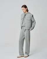Grey layered jacket — Wholesale enquiries, View 1