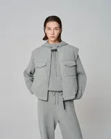 Grey layered jacket — Wholesale enquiries, View 2