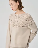 Openwork yoke knit — Wholesale enquiries, View 2