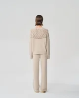 Openwork yoke knit — Wholesale enquiries, View 4