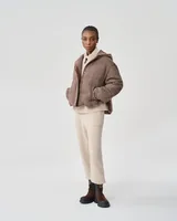 Brown hooded jacket — Wholesale enquiries, View 1