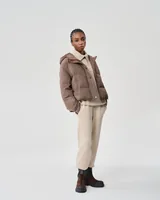 Brown hooded jacket — Wholesale enquiries, View 2