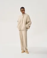 Textured zip cardigan — Wholesale enquiries, View 1