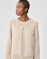 Floral trim vest — Wholesale enquiries, View 3