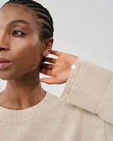 Cuff detail crewneck — Wholesale enquiries, View 3