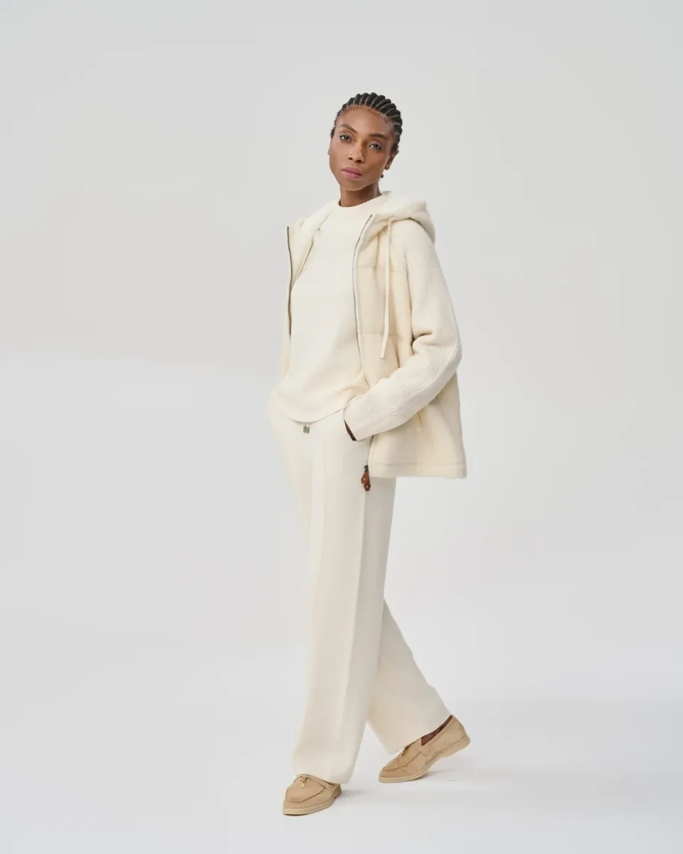 Hooded knit jacket — Wholesale enquiries, View 1