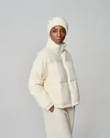 Ivory padded jacket — Wholesale enquiries, View 4