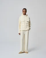 Ivory hooded vest — Wholesale enquiries, View 2
