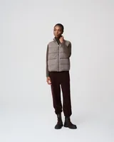 Grey padded vest — Wholesale enquiries, View 1