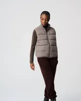 Grey padded vest — Wholesale enquiries, View 3