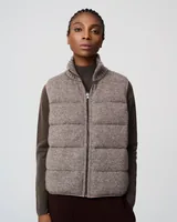 Grey padded vest — Wholesale enquiries, View 4