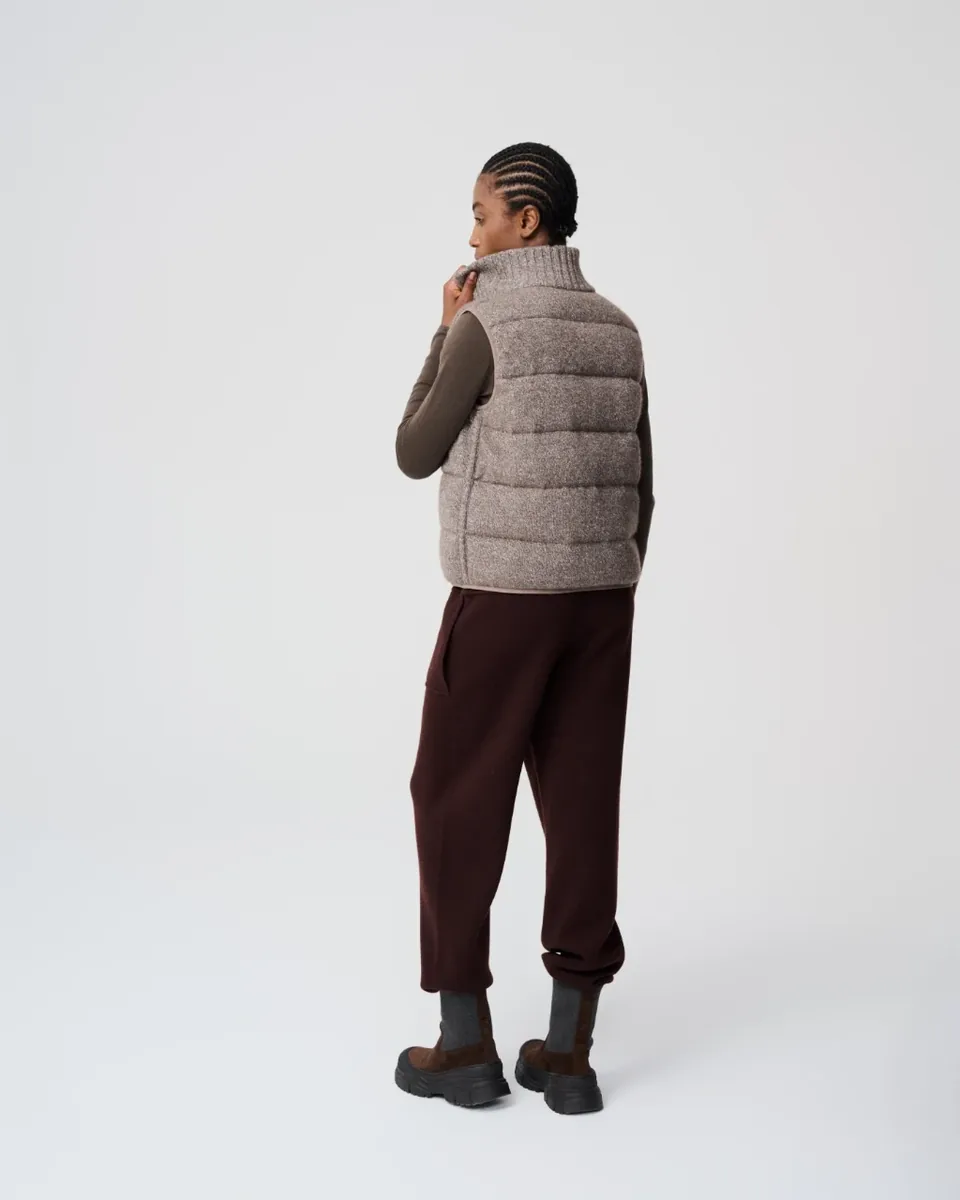 Gilet imbottito grigio