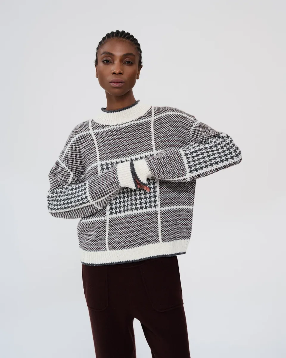 Pullover mit Karomuster