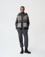 Patterned hooded vest — Wholesale enquiries, View 1
