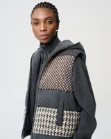 Patterned hooded vest — Wholesale enquiries, View 2