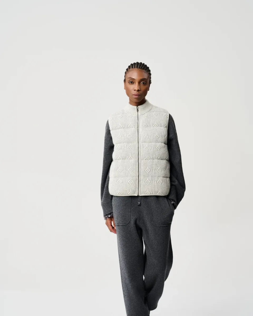 Pearl padded vest — Wholesale enquiries, View 1