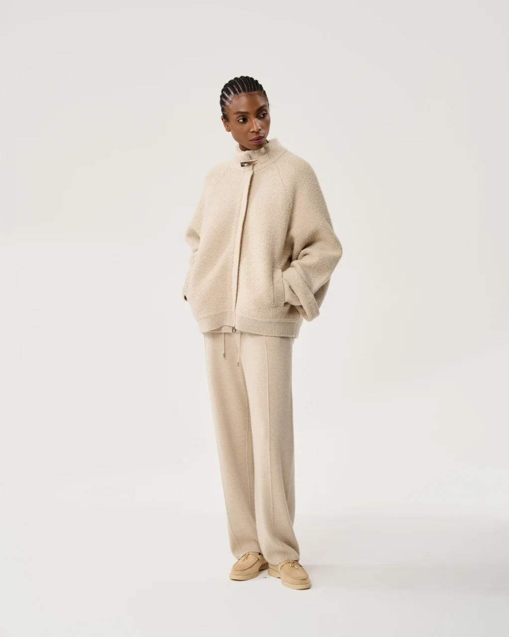 Textured zip cardigan, View 1