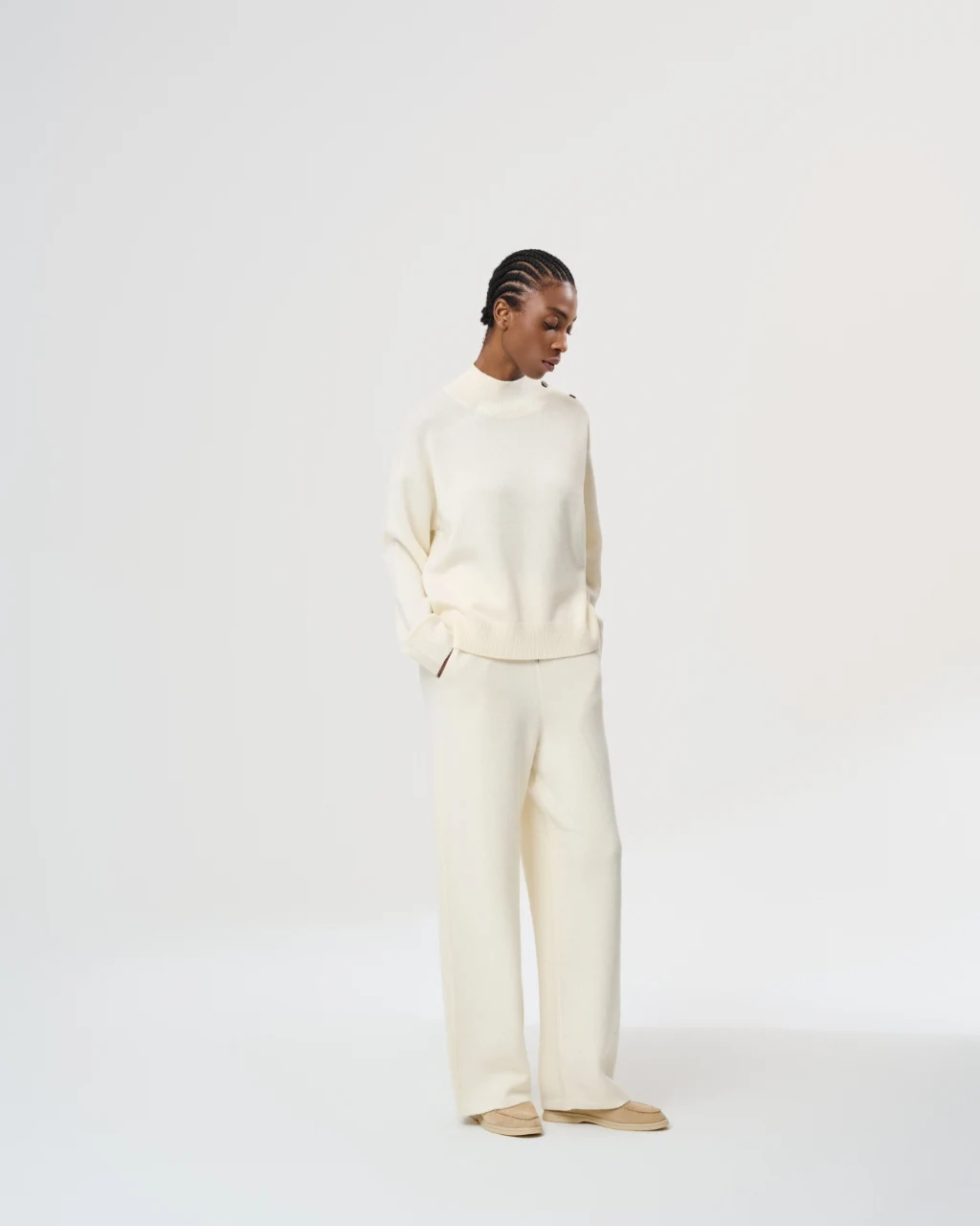 Shoulder button sweater, View 1
