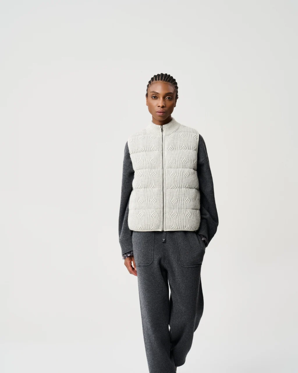 Pearl padded vest, View 1