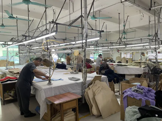 Pressing area